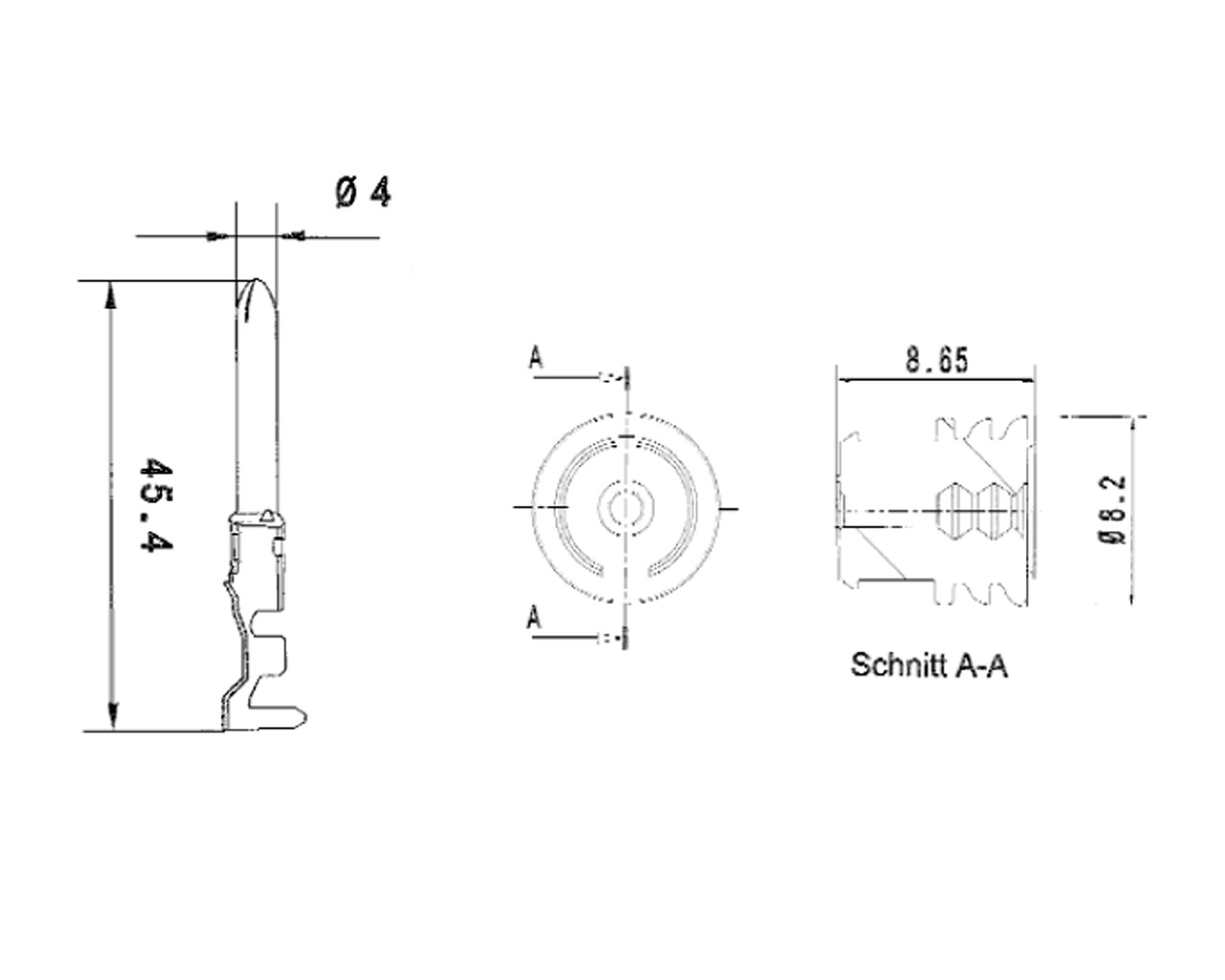 ABS-Steckdose 5-polig tech. Zeichnung abs dose 3