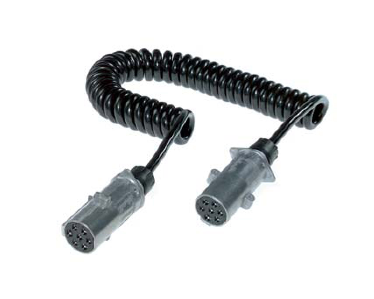 Wendelleitung 7-adrig Metall Wendelleitung 7-adrig Metall