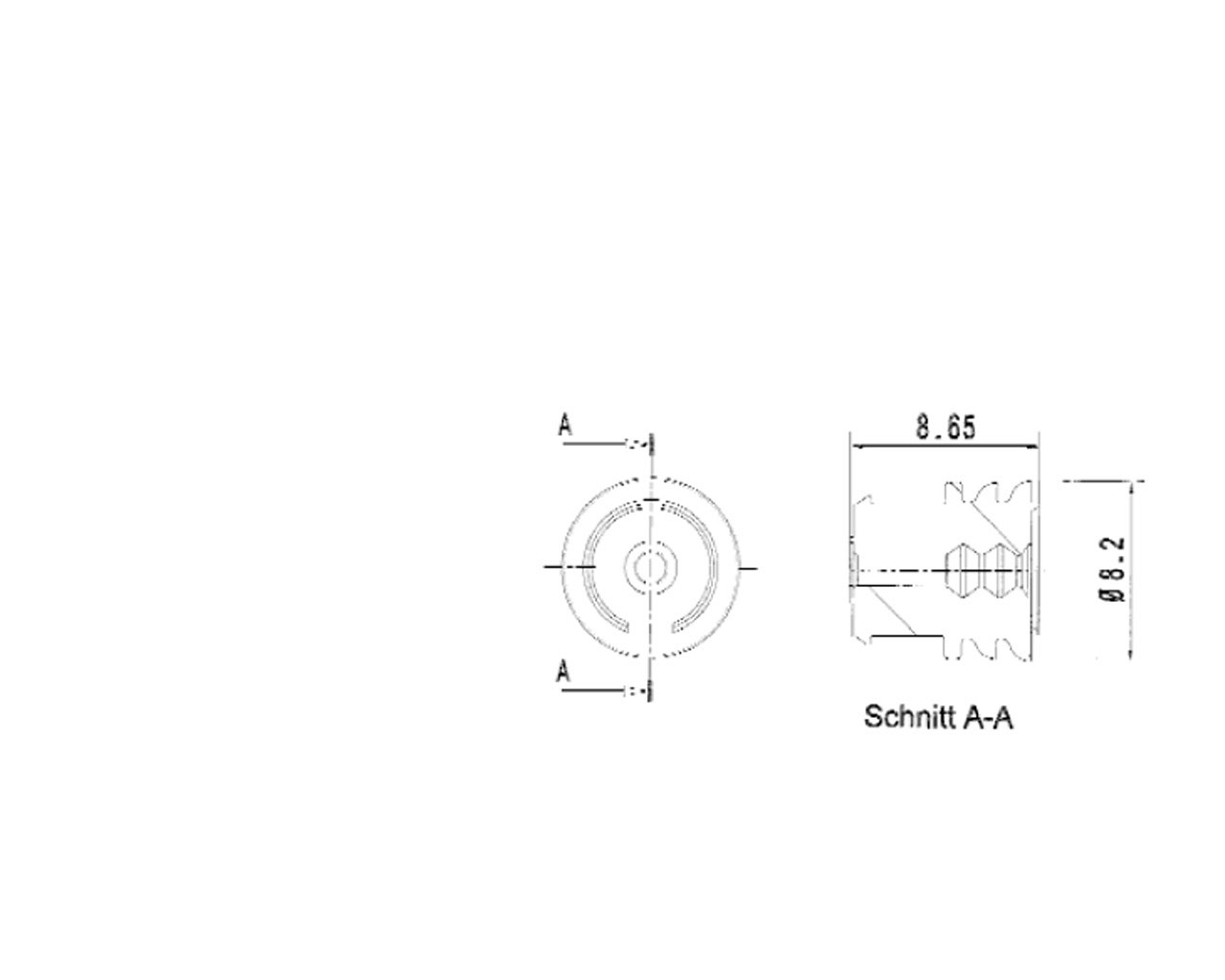 Steckdose analog 15-pol tech. Zeichnung perfekt24v 7 3